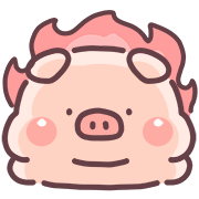 เจ้าหมูน้อย Lazynfatty อิโมจิแอนิเมชัน รูปที่ 8