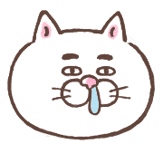 อิโมจิไลน์ Cat of a bad face Emoji 3