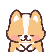 fluffy fat Corgi anime Emoji