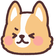 fluffy fat Corgi anime Emoji รูปที่ 5