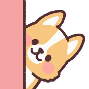 fluffy fat Corgi anime Emoji รูปที่ 23