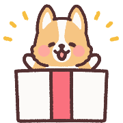 fluffy fat Corgi anime Emoji รูปที่ 35
