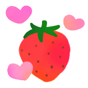 อิโมจิไลน์ Strawberry,heart,frames