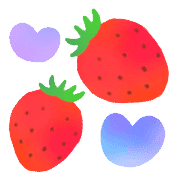 อิโมจิไลน์ Strawberry,heart,frames