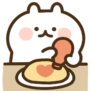 Charming rabbit animation emoji รูปที่ 33
