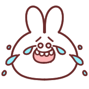 อิโมจิไลน์ Rabbit emoji cesim.E