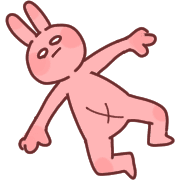 อิโมจิไลน์ Rabbit emoji cesim.E