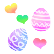 อิโมจิไลน์ Ugoku!Easter egg,spring items