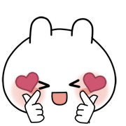 Rice Rabbit Animated Emoji
