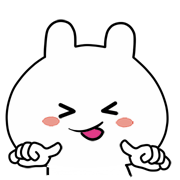 Rice Rabbit Animated Emoji รูปที่ 7