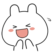 Rice Rabbit Animated Emoji รูปที่ 25