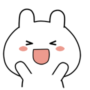 Rice Rabbit Animated Emoji รูปที่ 28