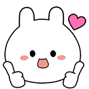 Rice Rabbit Animated Emoji รูปที่ 36