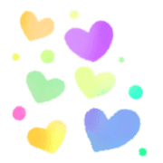 อิโมจิไลน์ Ugoku!Colorful hearts/ver.fix