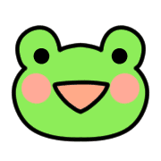 อิโมจิไลน์ Rain-loving frog emoji