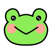 อิโมจิไลน์ Rain-loving frog emoji