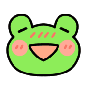 อิโมจิไลน์ Rain-loving frog emoji