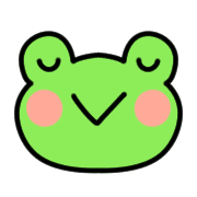 อิโมจิไลน์ Rain-loving frog emoji