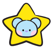 UNIVERSTAR BT21 minini อิโมจิดุ๊กดิ๊ก รูปที่ 36