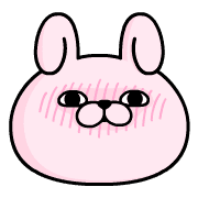 อิโมจิไลน์ Wiggly Rabbit 100% Animated Emoji
