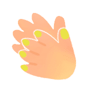 อิโมจิไลน์ Ugoku!hand sign,daily use emoji ver.fix