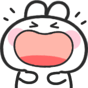 อิโมจิกระต่ายคิ้วท์ 10