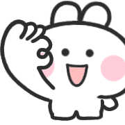 อิโมจิกระต่ายคิ้วท์ 14
