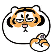 อิโมจิไลน์ Alexander the Fat Tiger Animated Emoji