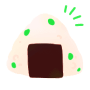 อิโมจิไลน์ Ugoku!Onigiri Omusubi