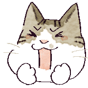 อิโมจิไลน์ Cat Uzura are kind emoji01
