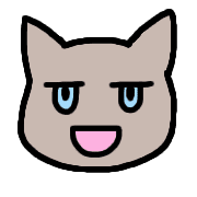 อิโมจิไลน์ Sharp-eyed cat Emoji