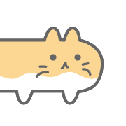 อิโมจิไลน์ Cute Cat Divider Emoji Sticker :D