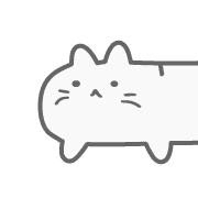 อิโมจิไลน์ Cute Cat Divider Emoji Sticker :D