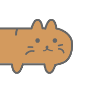 อิโมจิไลน์ Cute Cat Divider Emoji Sticker :D