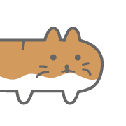 อิโมจิไลน์ Cute Cat Divider Emoji Sticker :D