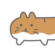 อิโมจิไลน์ Cute Cat Divider Emoji Sticker :D