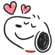 Snoopy อิโมจิดุ๊กดิ๊กได้ ลายเส้นน่ารัก