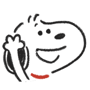 Snoopy อิโมจิดุ๊กดิ๊กได้ ลายเส้นน่ารัก รูปที่ 7