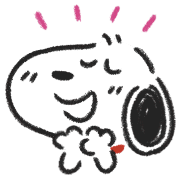 Snoopy อิโมจิดุ๊กดิ๊กได้ ลายเส้นน่ารัก รูปที่ 11