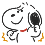 Snoopy อิโมจิดุ๊กดิ๊กได้ ลายเส้นน่ารัก รูปที่ 14