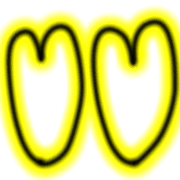 อิโมจิไลน์ love color Emoji yellow