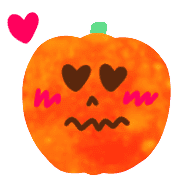 อิโมจิไลน์ Ugku!Halloween pumpkin