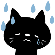 อิโมจิไลน์ Black Cat Emoji...Everyday Life