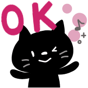 อิโมจิไลน์ Black Cat Emoji...Everyday Life