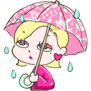 อิโมจิไลน์ girl emoji colorful pop funny day