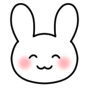 อิโมจิไลน์ Emoji full of cute white rabbits