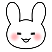 อิโมจิไลน์ Emoji full of cute white rabbits