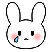 อิโมจิไลน์ Emoji full of cute white rabbits