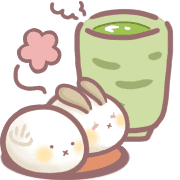 อิโมจิไลน์ [Cute] "Mochiruko" and friends emoji