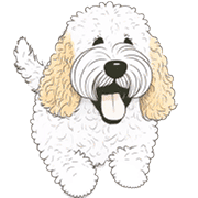 อิโมจิไลน์ Goldendoodle Emoji